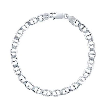 Sterling Silver Italian Gucci Bracelet 9"