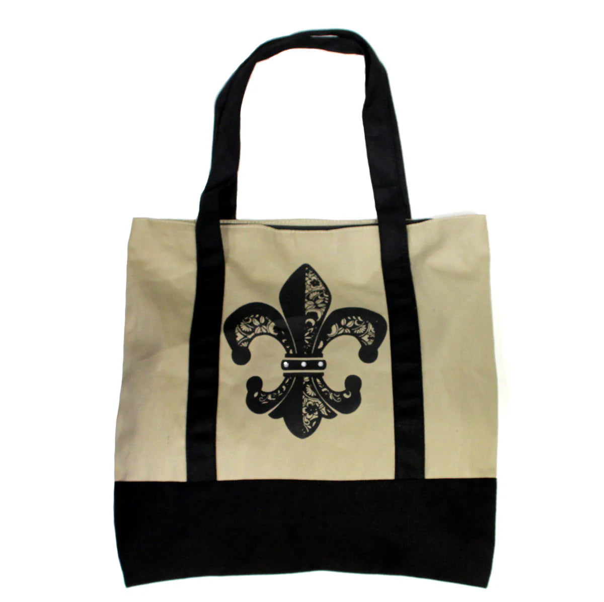 Fleur De Lis Canvas Bag