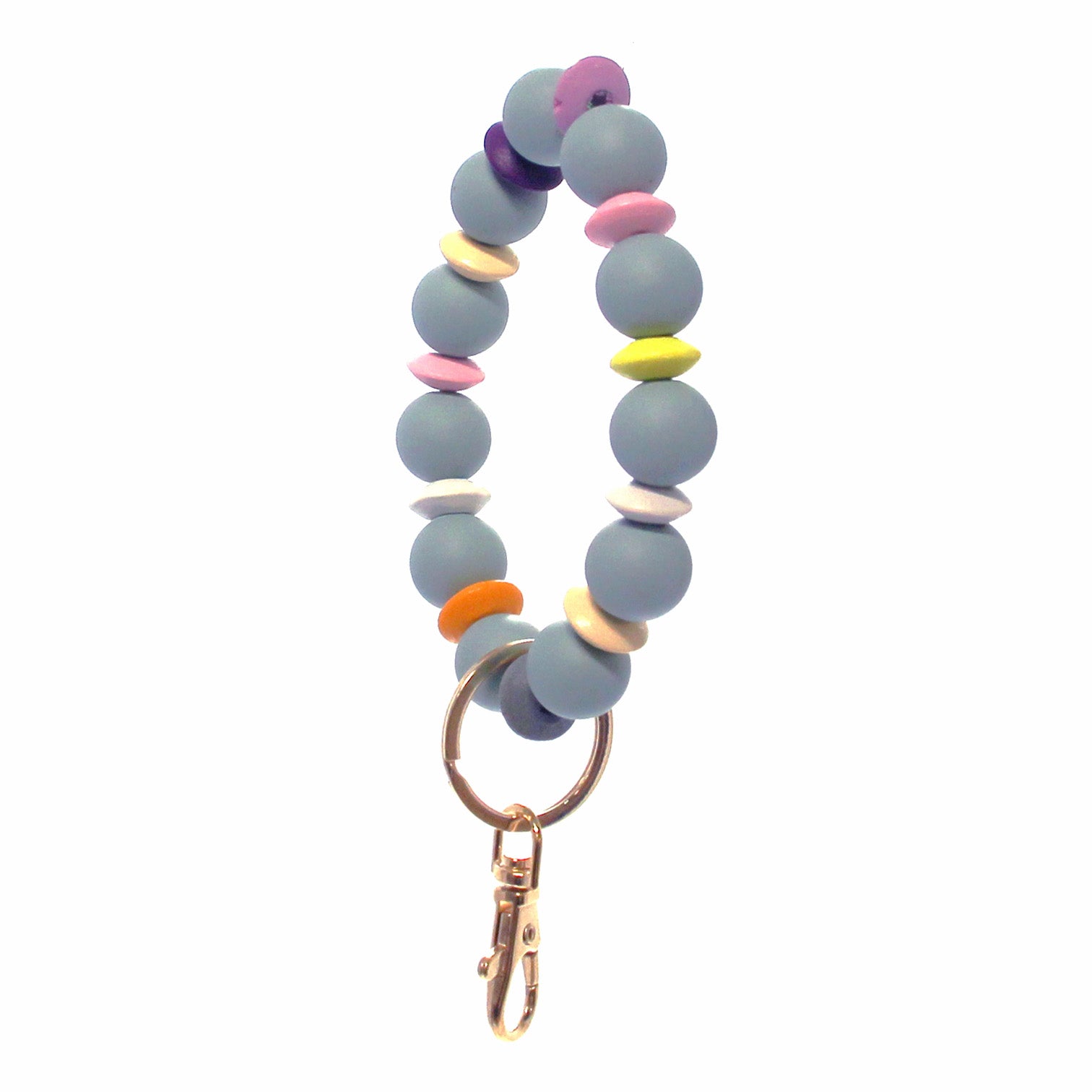 Beaded Key Ring, 4 Colors, Simply Noelle