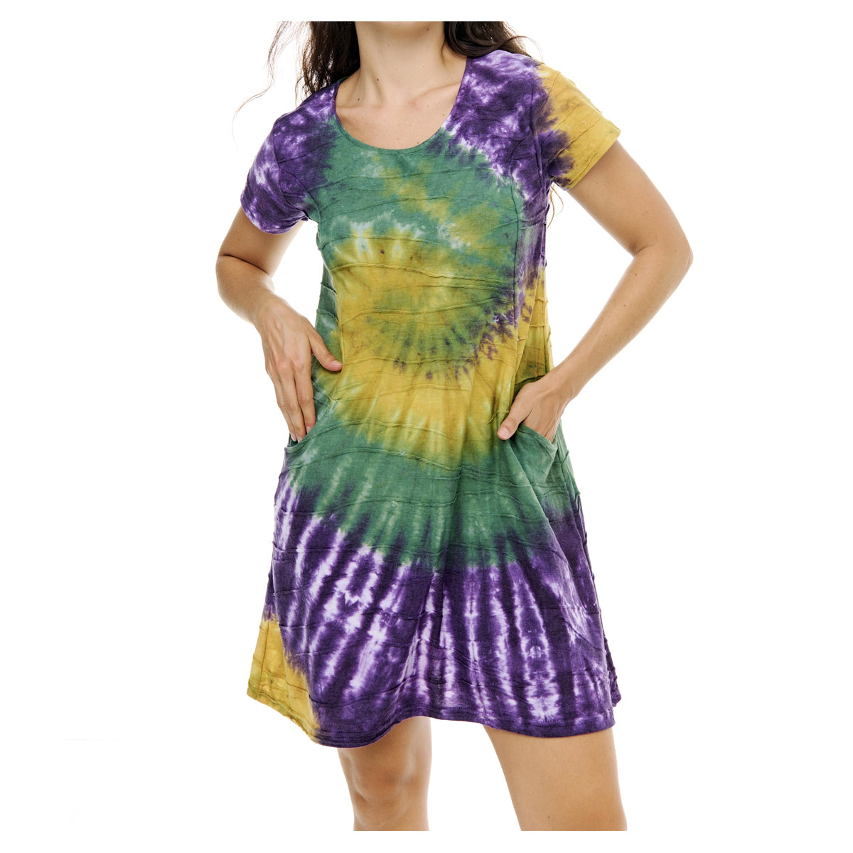 Mardi Gras Tie-dye Dresses