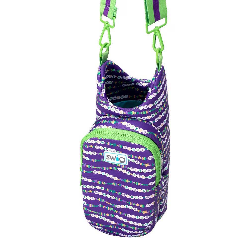 Mardi Gras Water Bottle Sling, 2 designs