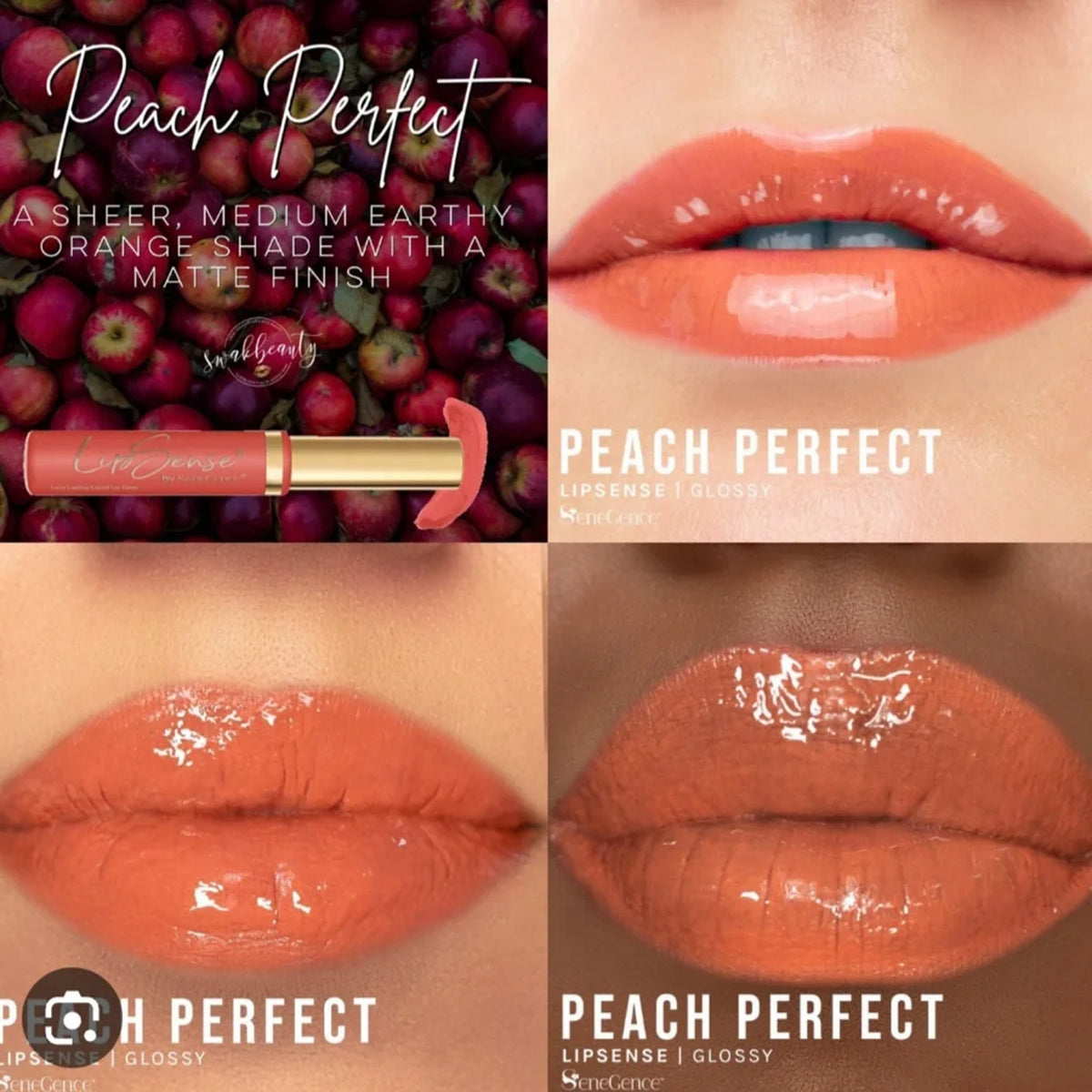 Peach Perfect, LipSense Liquid Lip Color, Limited Edition