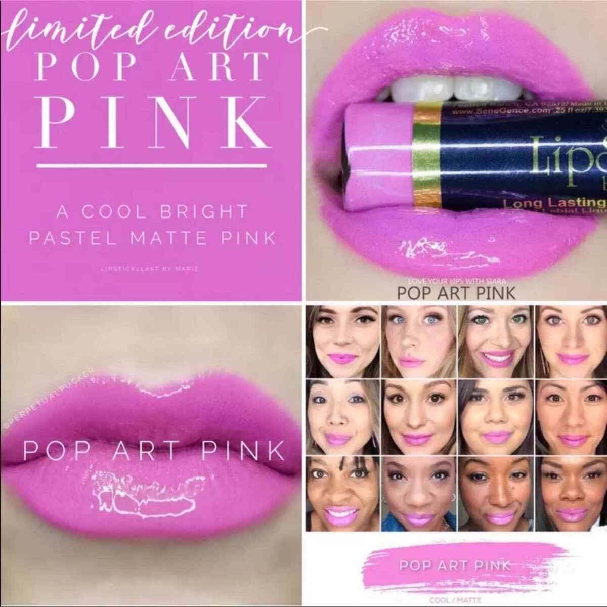 Pop Art Pink, LipSense Liquid Lip Color, Limited Edition