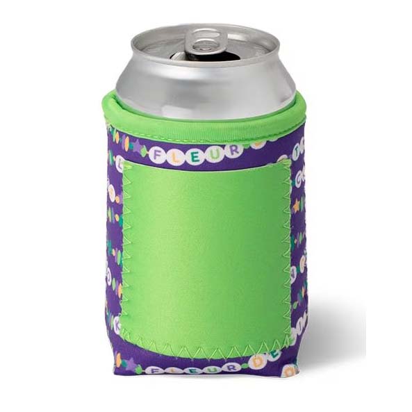 Mardi Gras Swig Can Coolie 2 designs