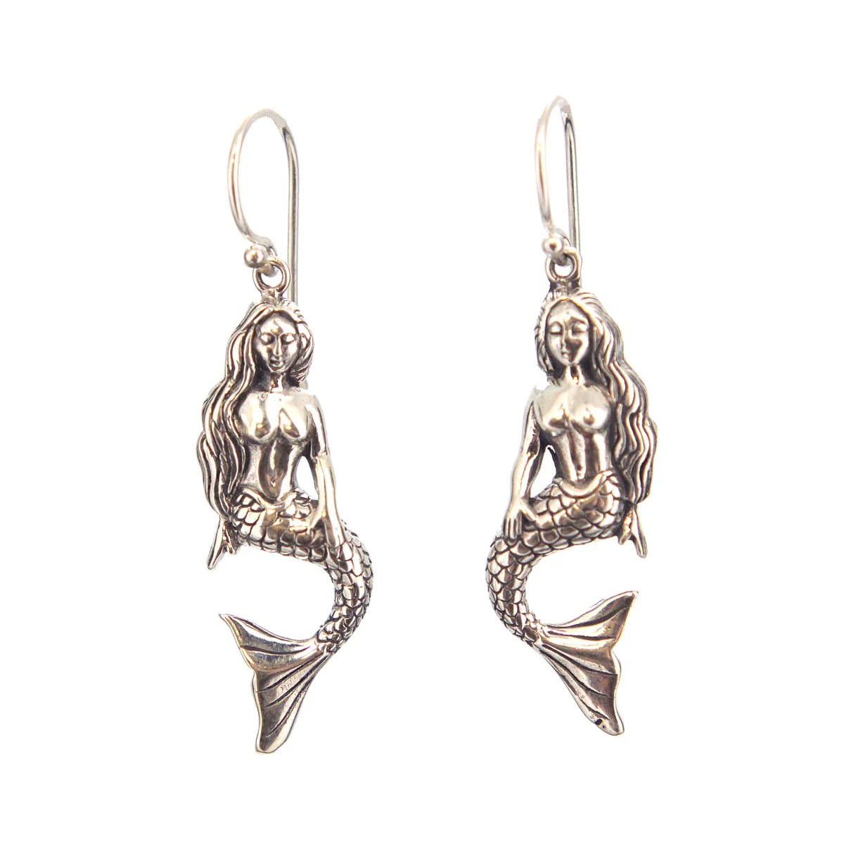 Som's Sterling Silver Mermaid Earrings