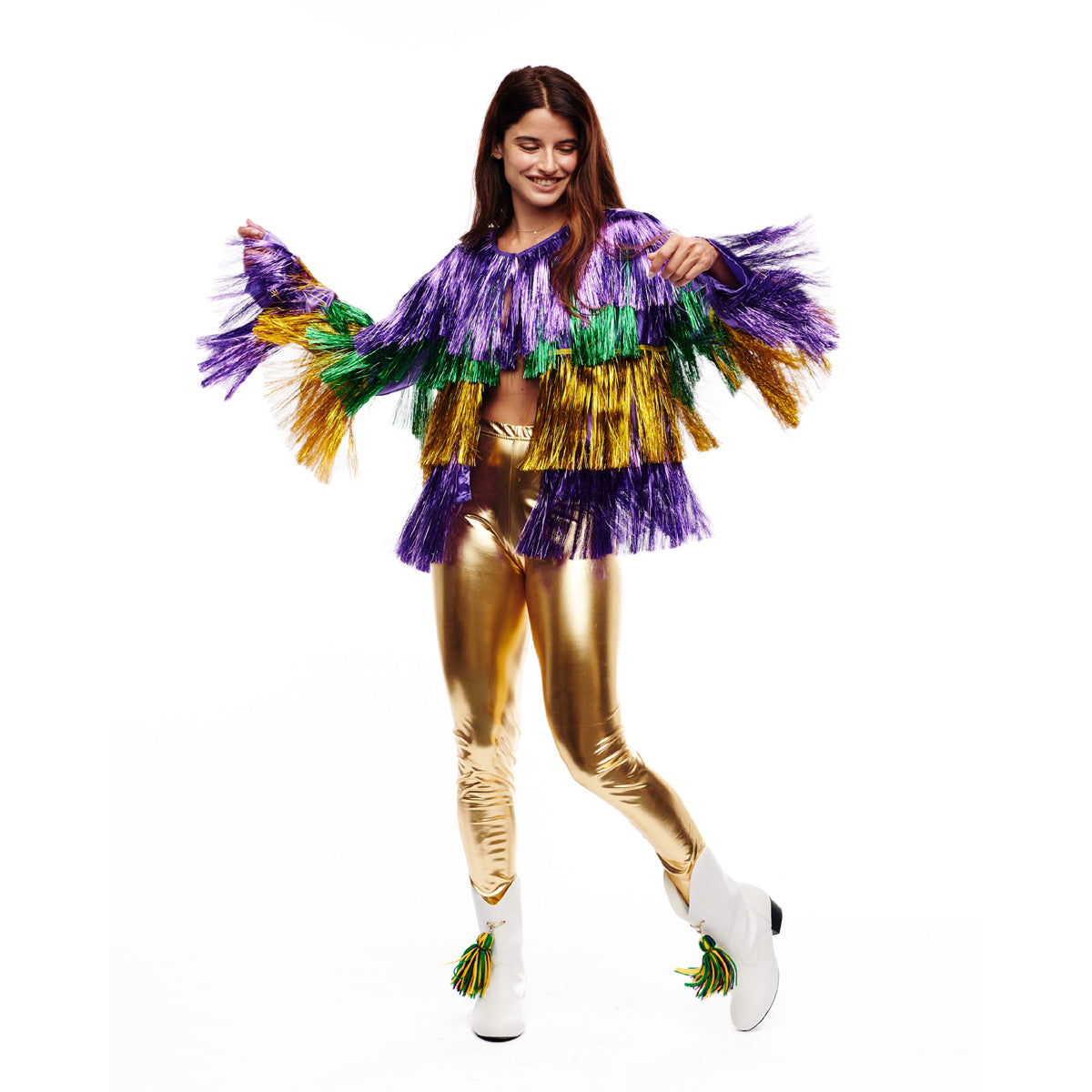 Mardi Gras Tinsel Jacket