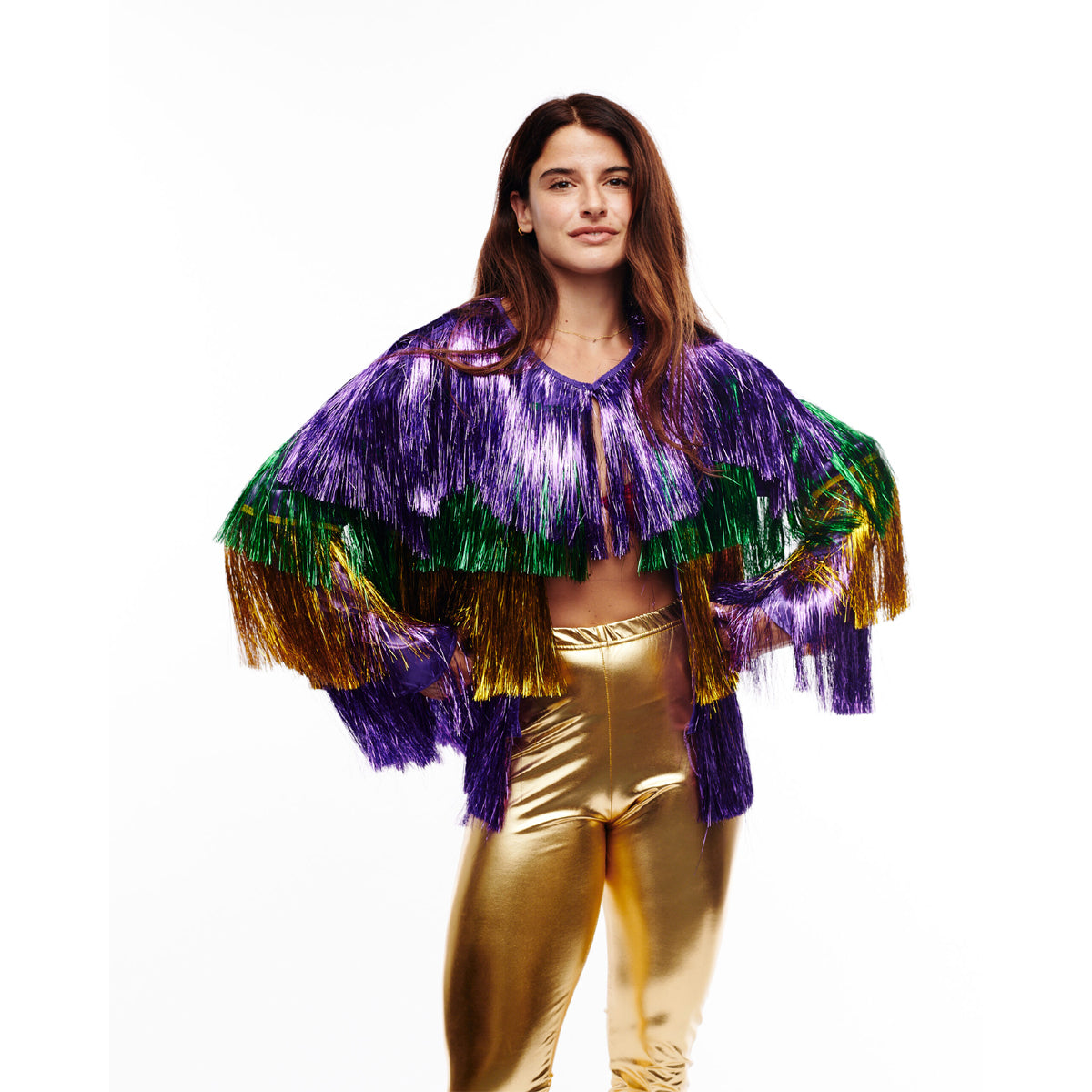 Mardi Gras Tinsel Jacket