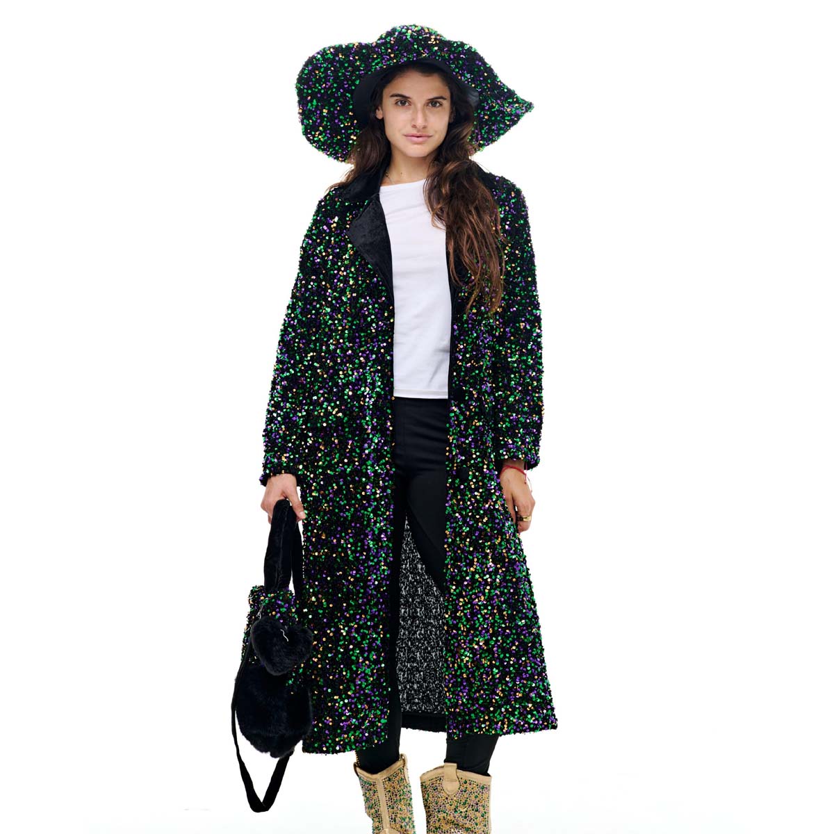 MG Sequin Trenchcoat