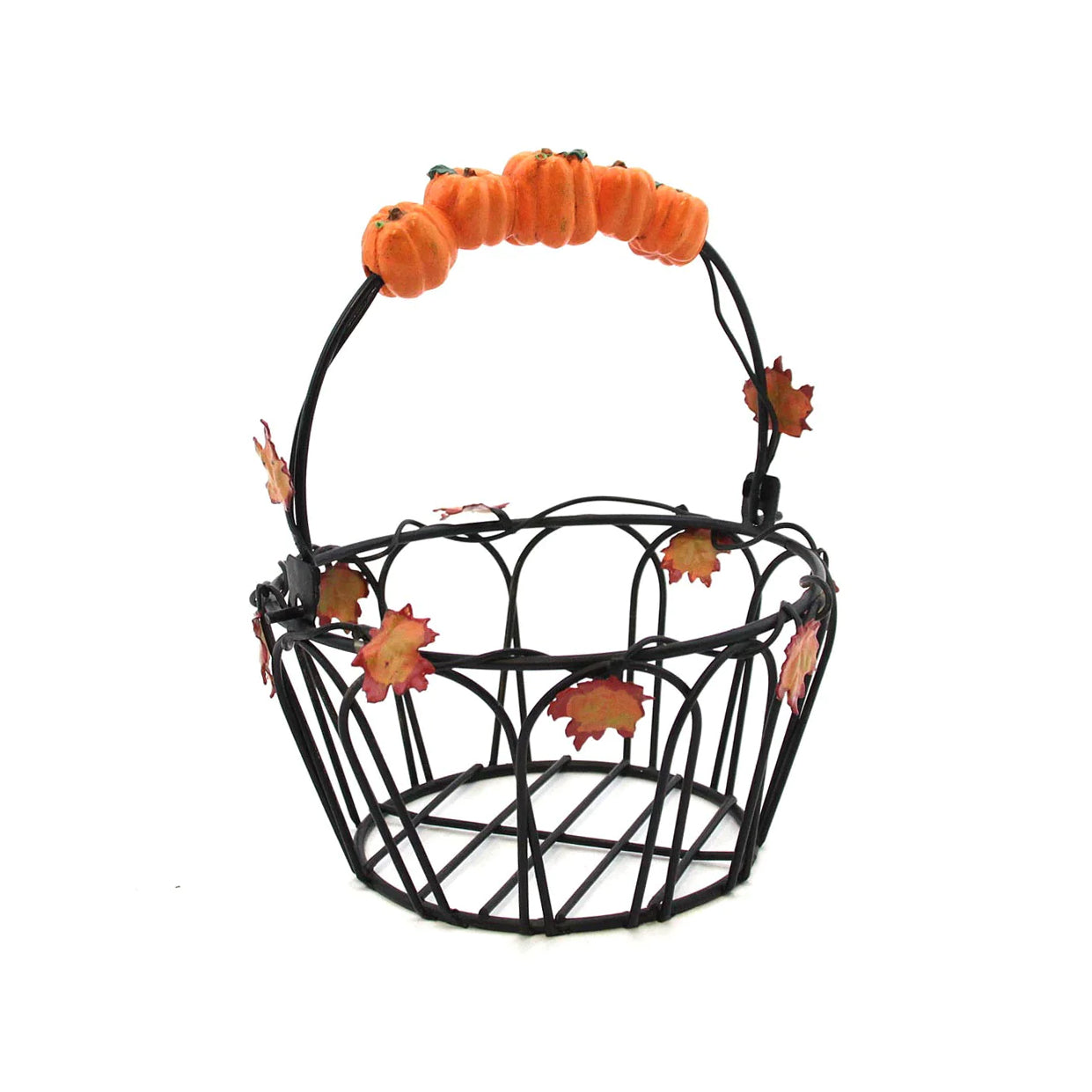Basket with Pumpkin Handle