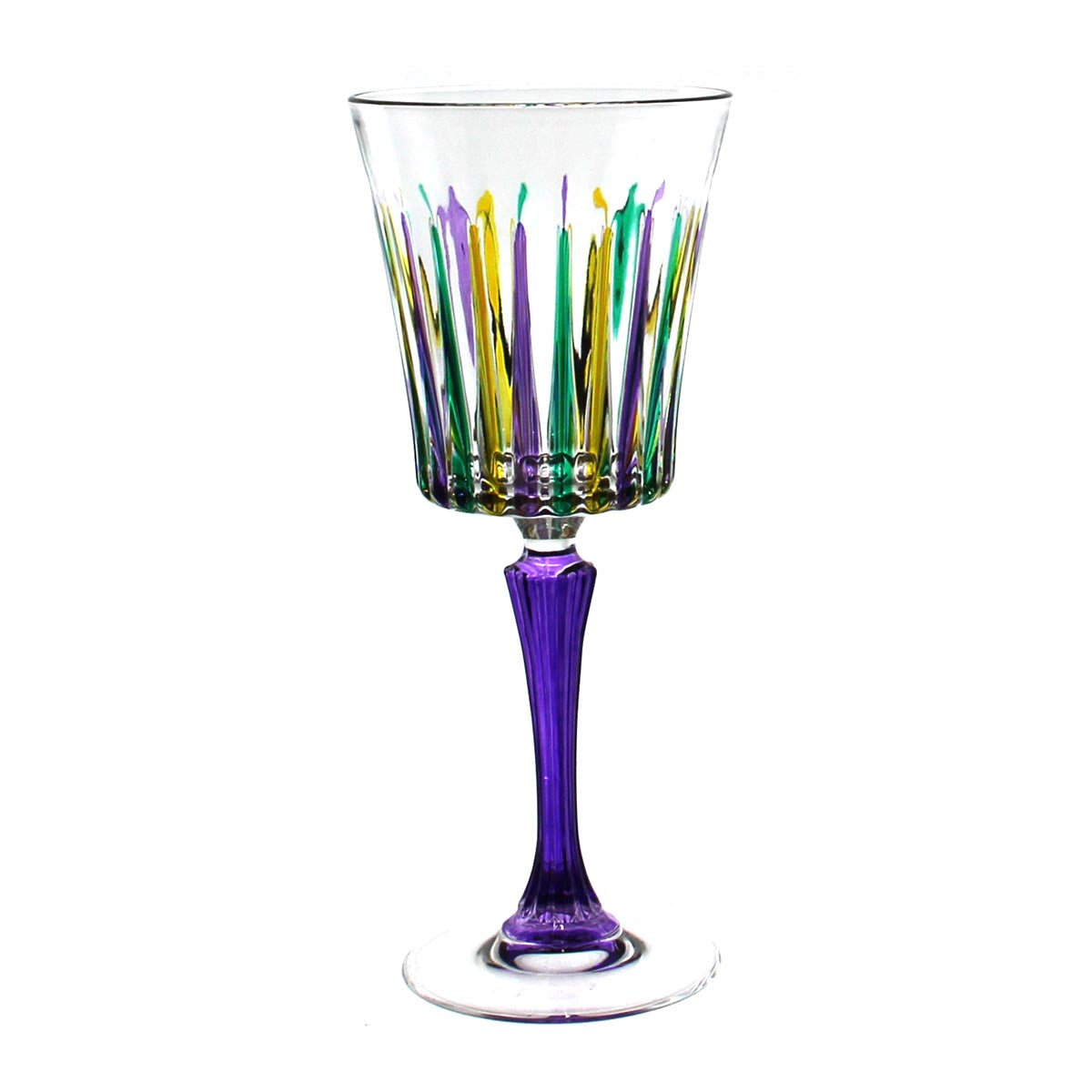 Mardi Gras Timeless Wine Glass Calice Liquore