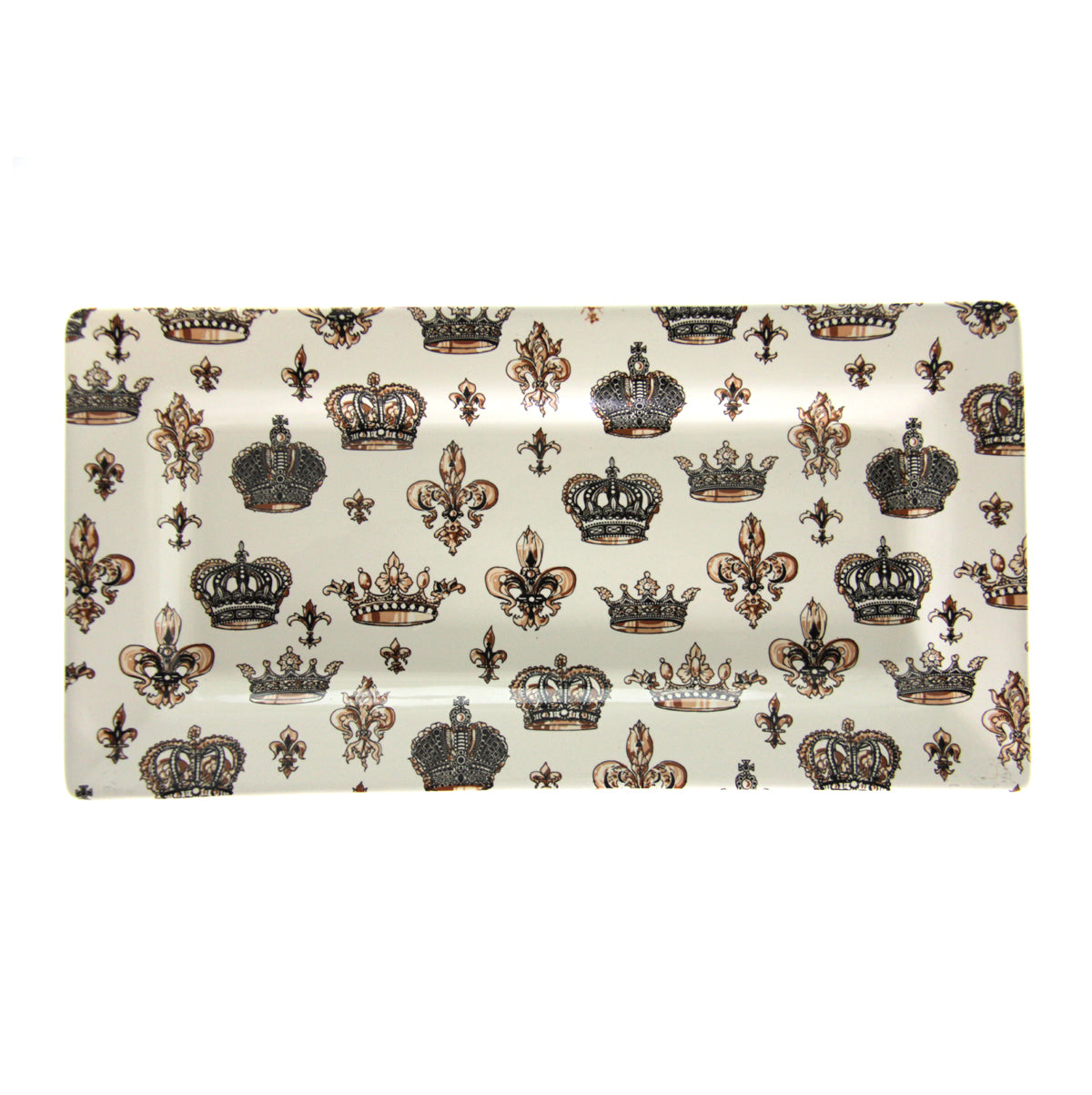 Crowns Small Rectangular Tray