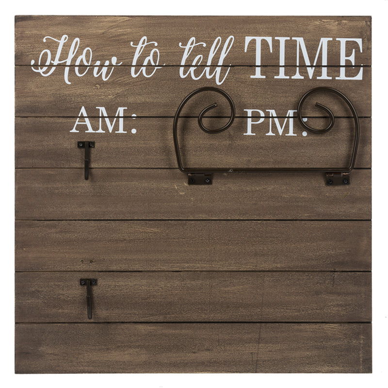 Plaque - How To Tell Time