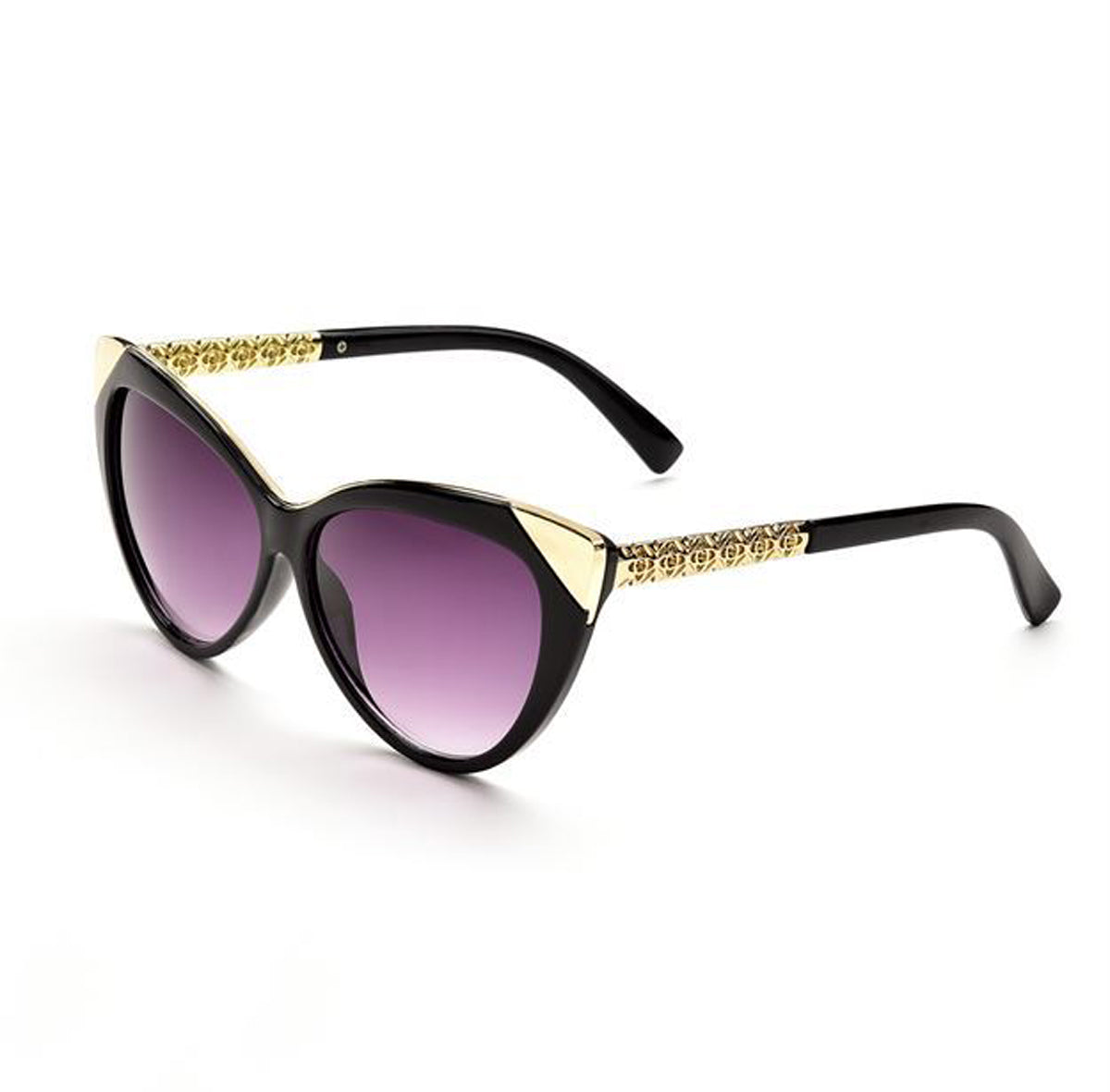 Ombre Black Cat-Eye Design Sunglasses