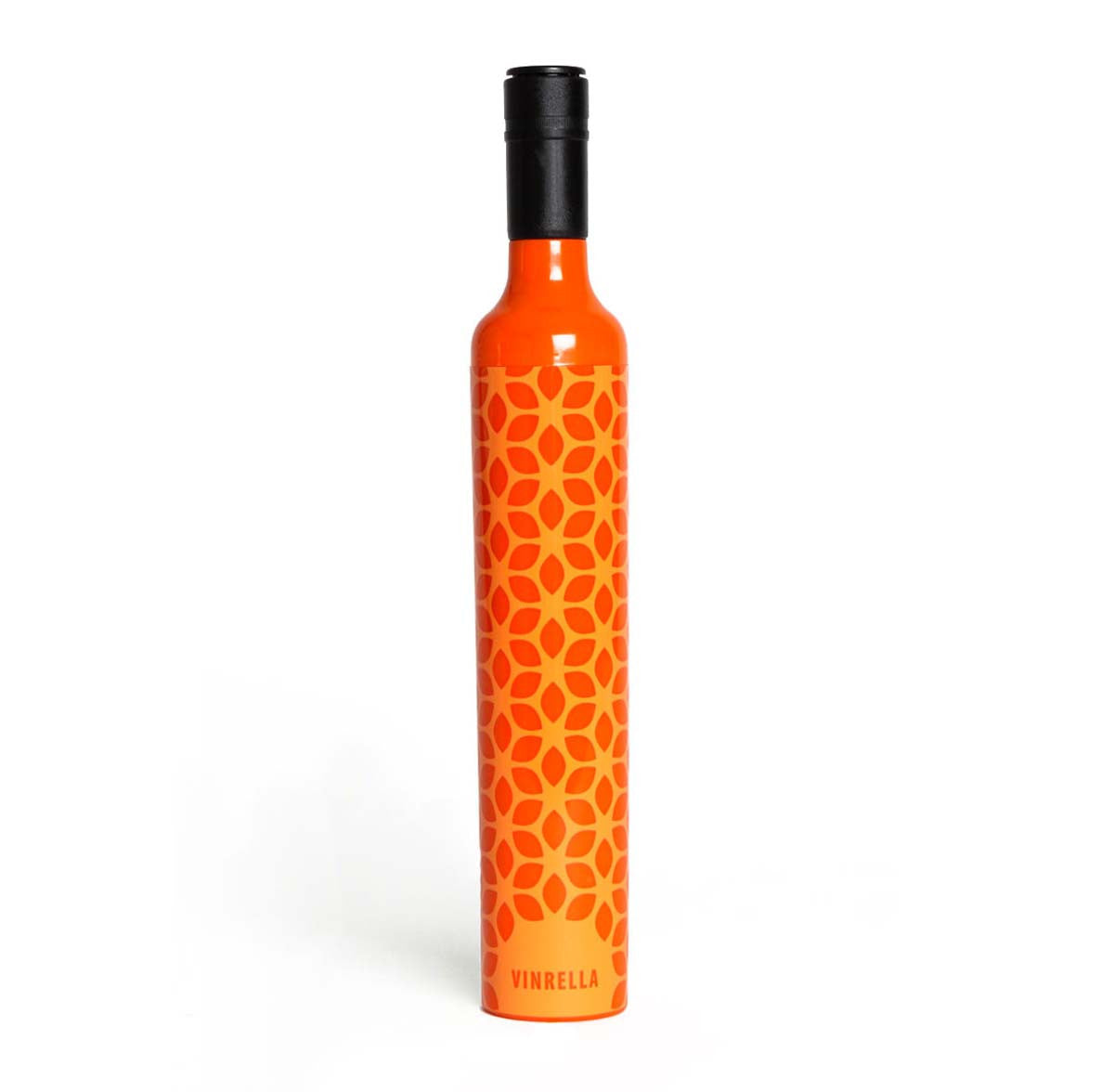 Wine Bottle Umbrella - Botanical Orange