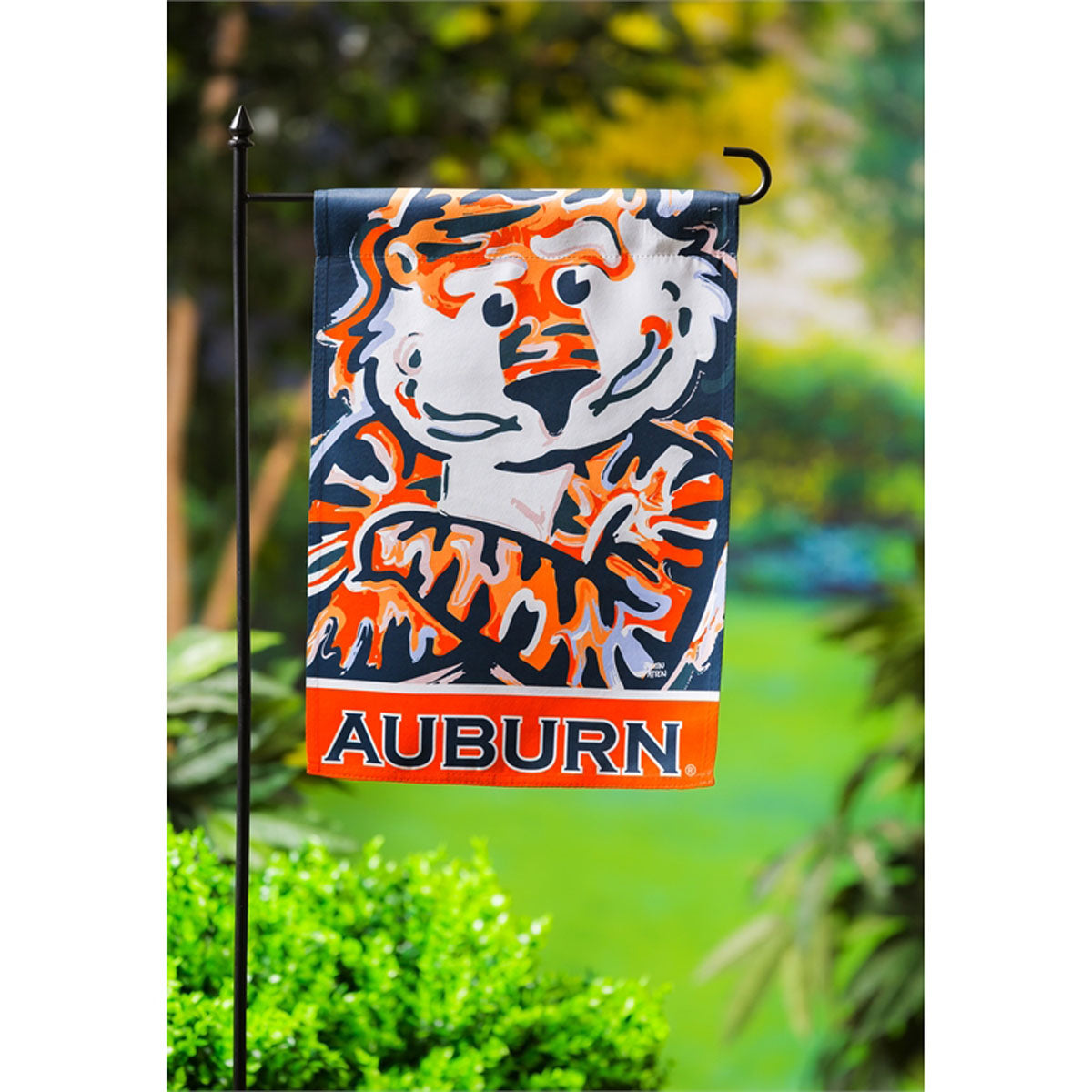 Auburn University, Suede Garden Flag-Justin Patten