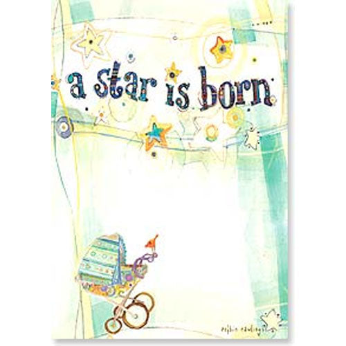 New Baby Card a star is born