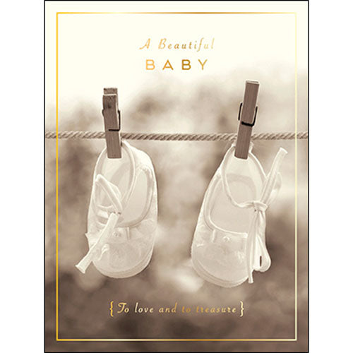 New Baby Card A Beautiful Baby