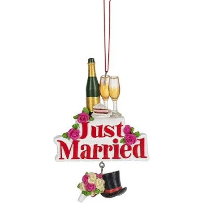 Just Married Ornament