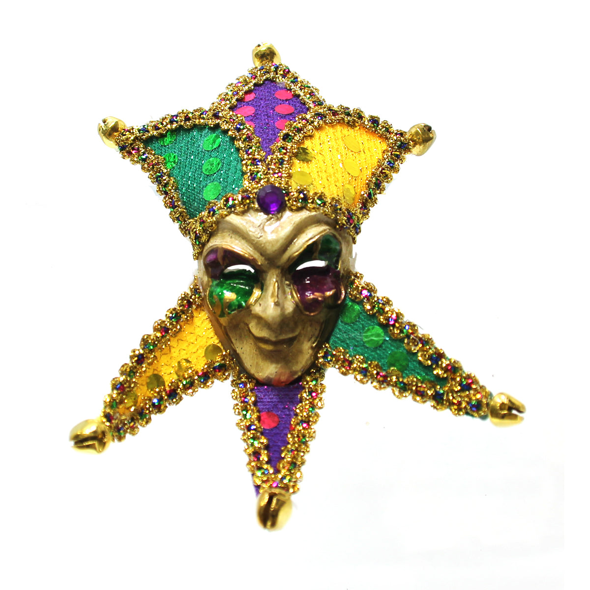 Louisiana keychain. Includes State of Louisiana, Mardi Gras mask, and Fleur  de Lis Charms. Louisiana gift. New Orleans, Mardi Gras.