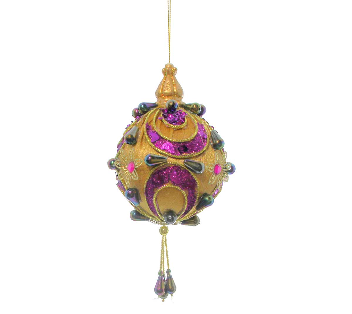 Round Ornament with Deluxe Jewels