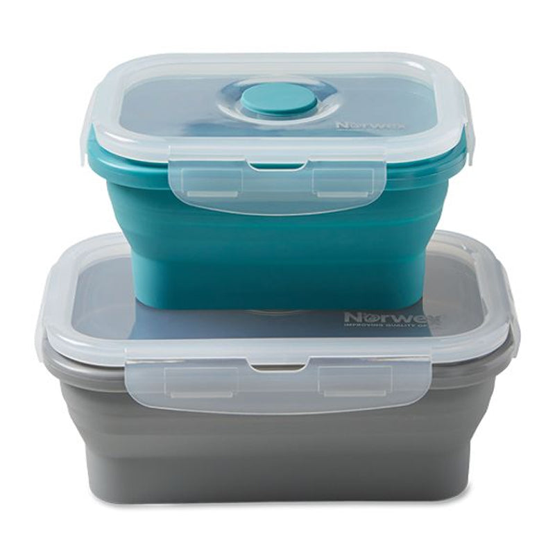 Norwex Silicone Storage Containers, set of 2, S/M