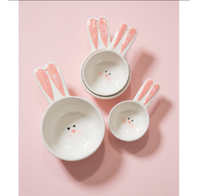 Ceramic Bunny Measuring Cups, Set of 4