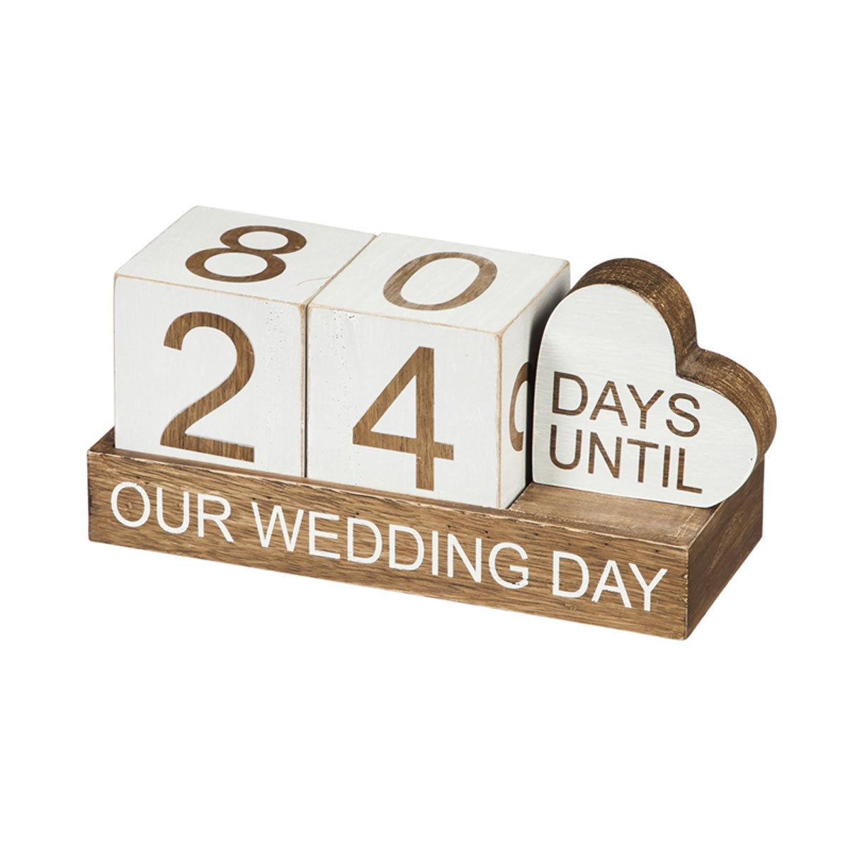 Our wedding day countdown calendar