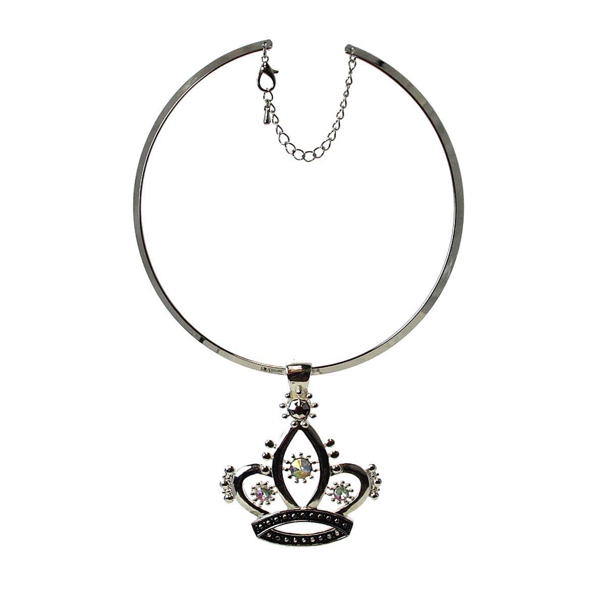 Crown Pendant with Collar
