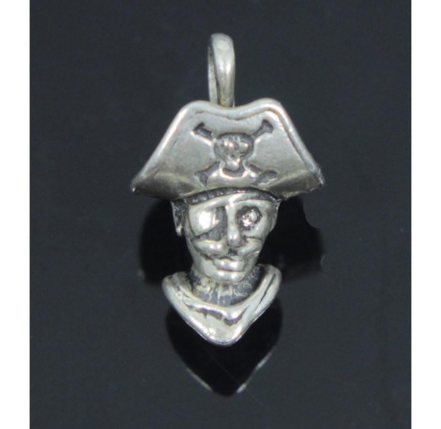 Pirate Charm, Sterling Silver