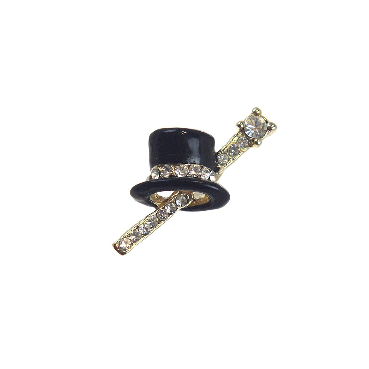 Top Hat with Cane Black
