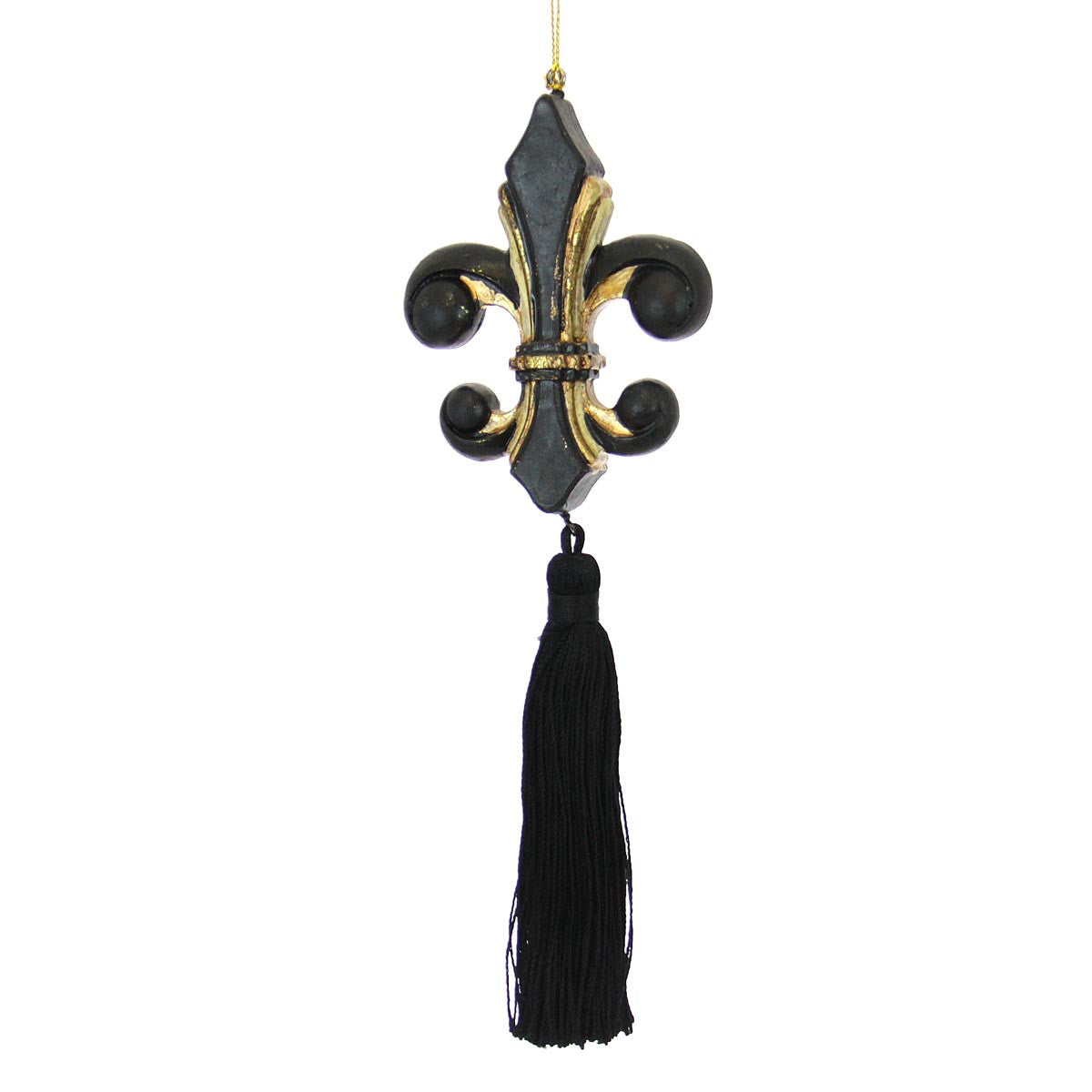 Fleur De Lis Ornament with Tassle