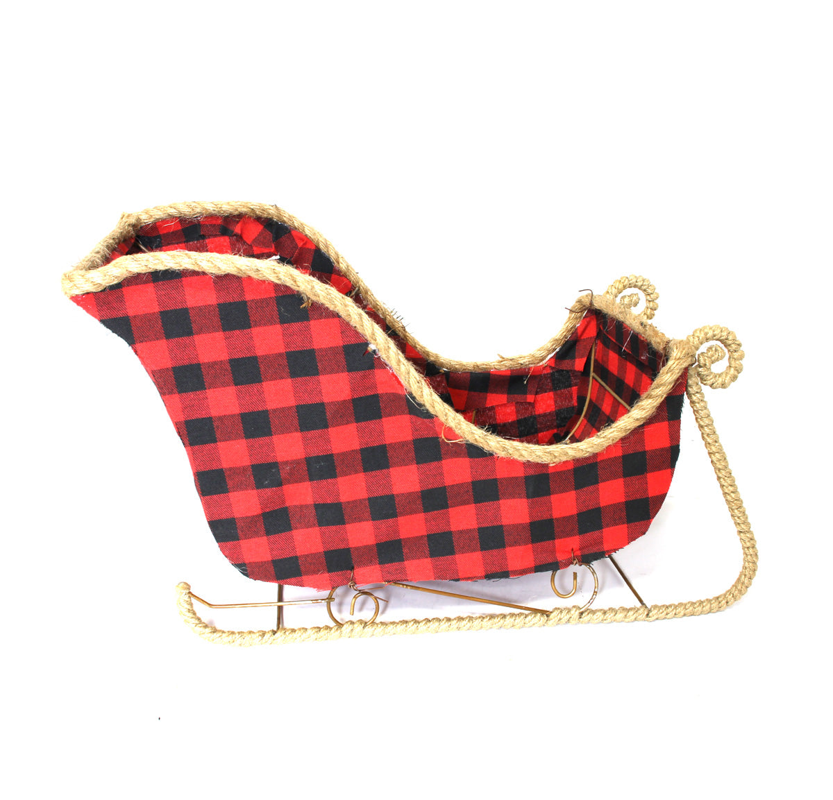 Buffalo Plaid Sleigh