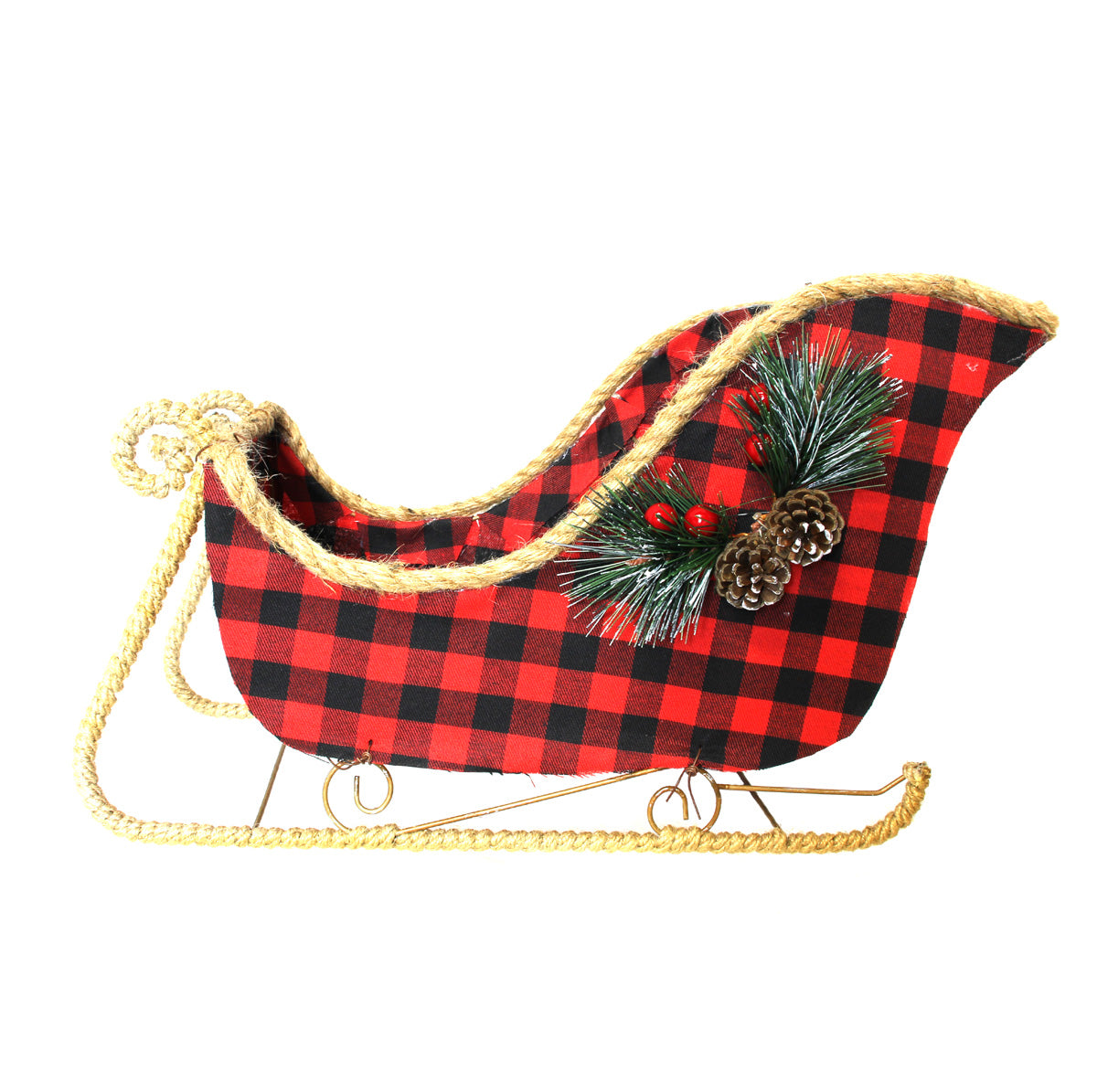 Buffalo Plaid Sleigh