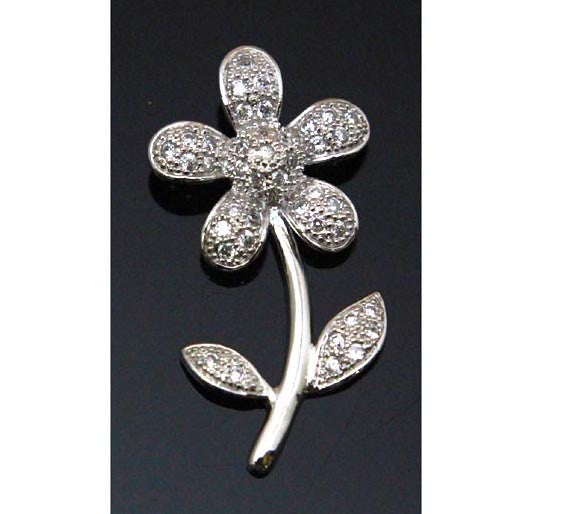 Flower Pendant Sterling Silver
