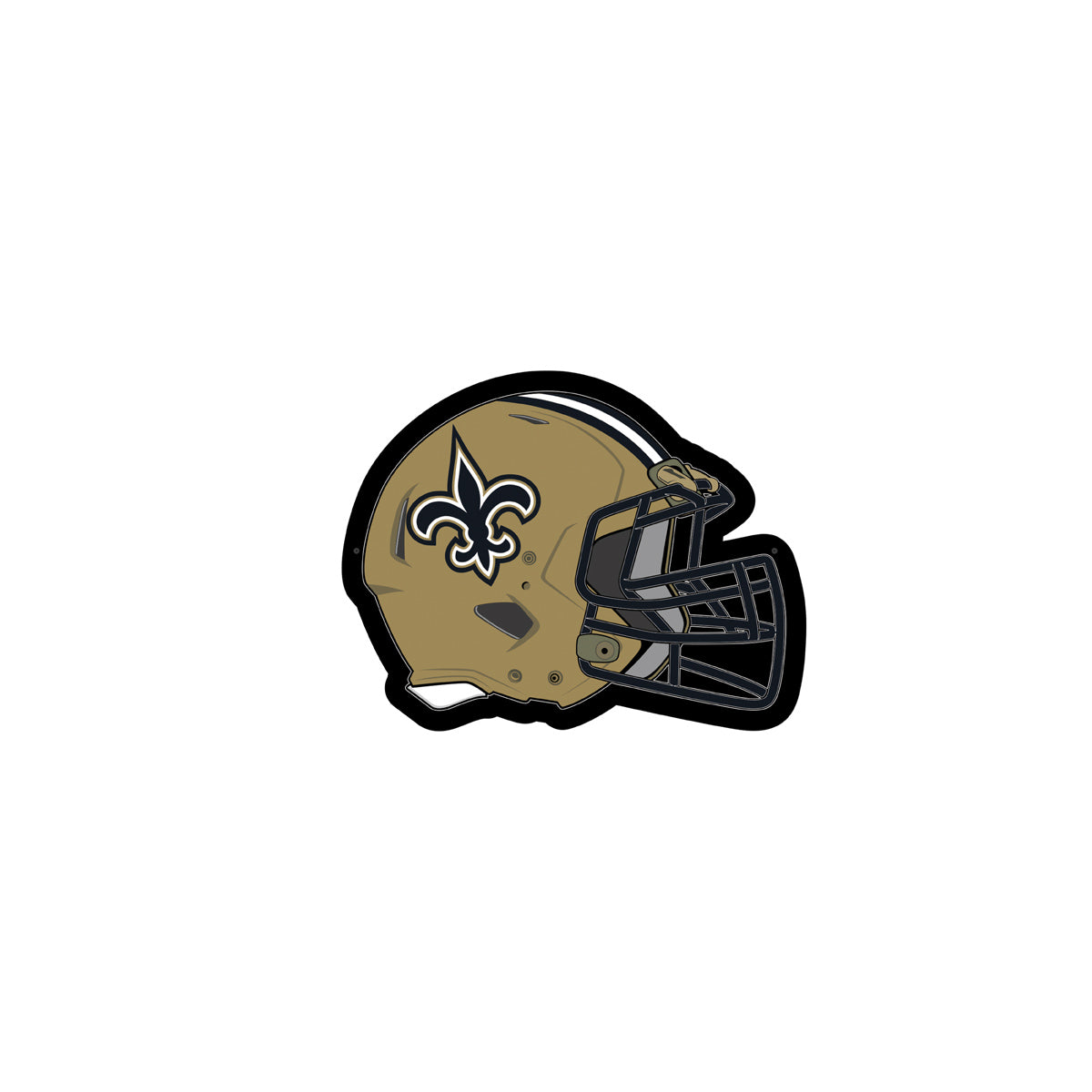 Evergreen New Orleans Saints Helmet LED Wall Décor in 2023