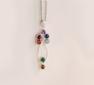 Chakra pendant clearance stones