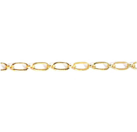 Gold Oval Chain 36"