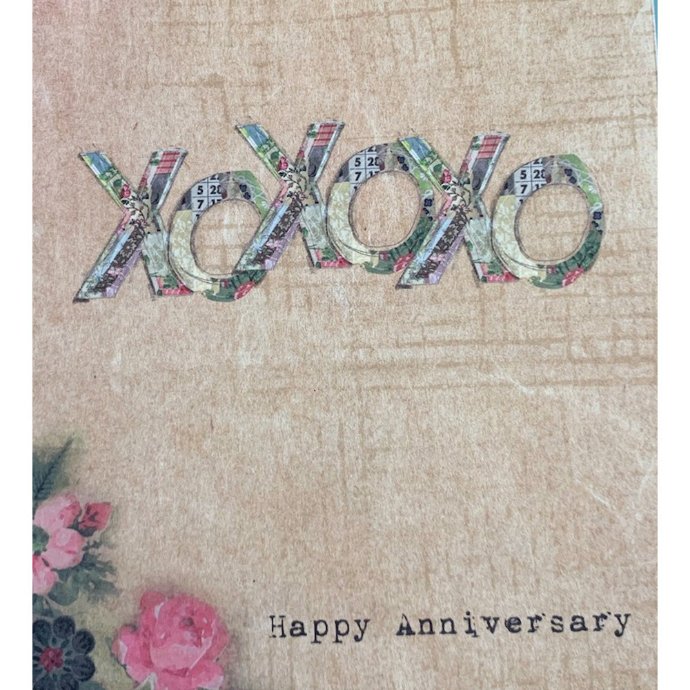 Anniversary Notions Card: XO my heart will adore your heart....