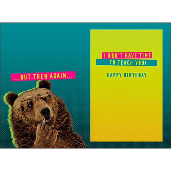 Birthday Card- Brother: "Bro, you could be....