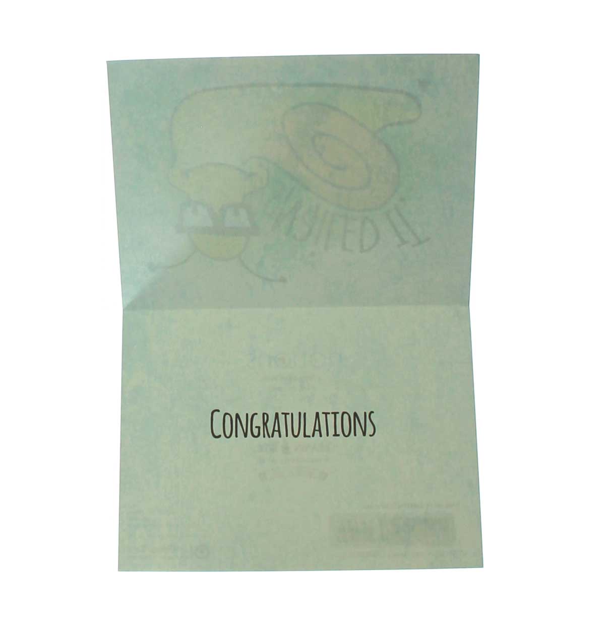 Congratulations Card: Snailed it.