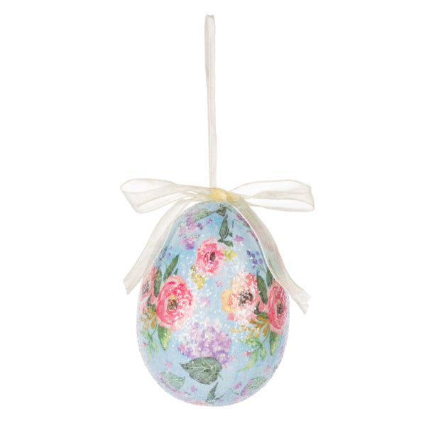 Floral Egg Ornaments