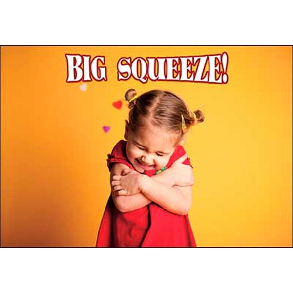 Encouragement & Support Card: Big Squeeze! (w/ Scripture)