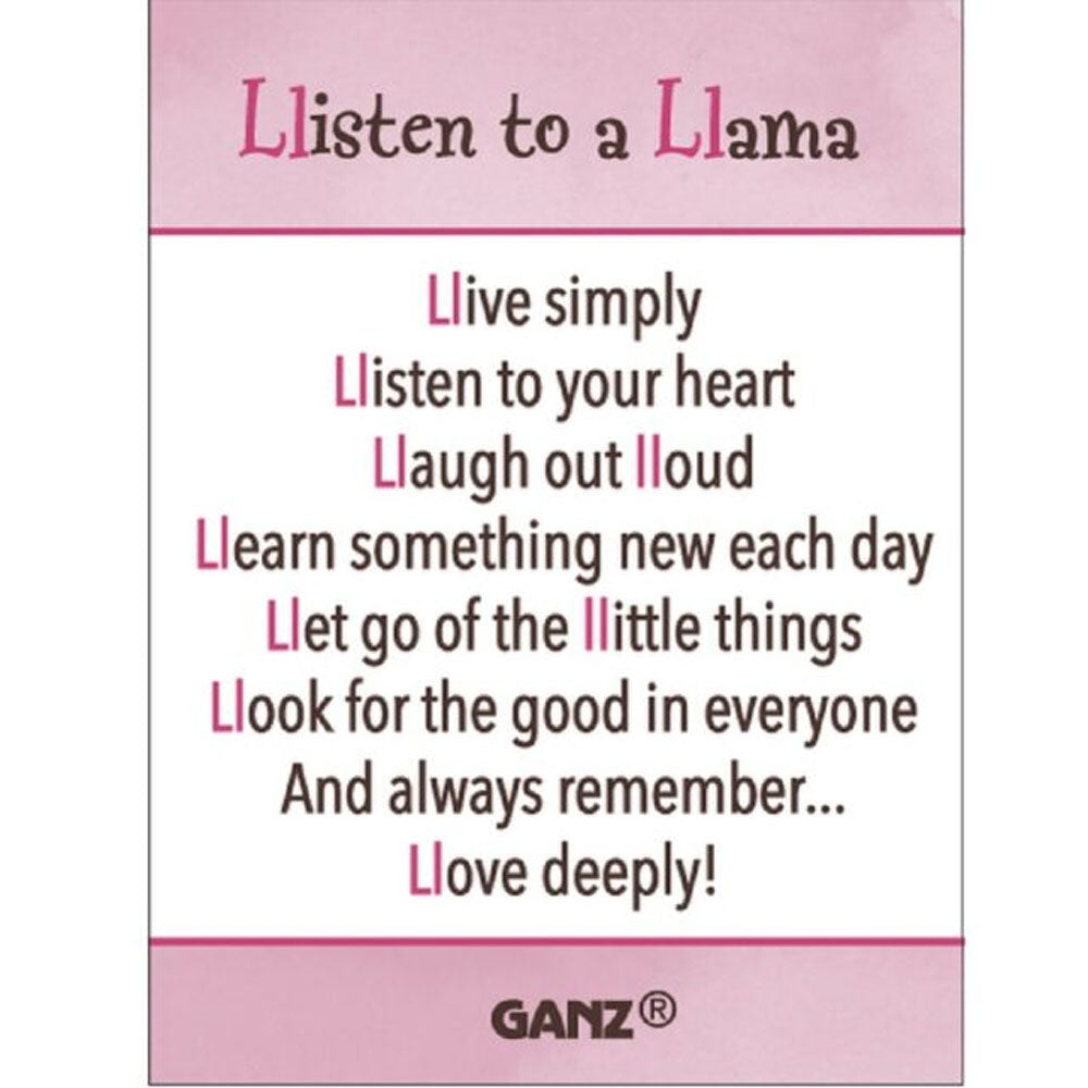 "Listen to a Llama" Charm/Token