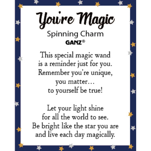 You're Magic Spinning Charms