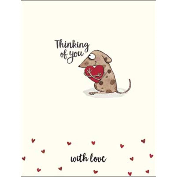 Thinking of You Card: Thinking of you, with love