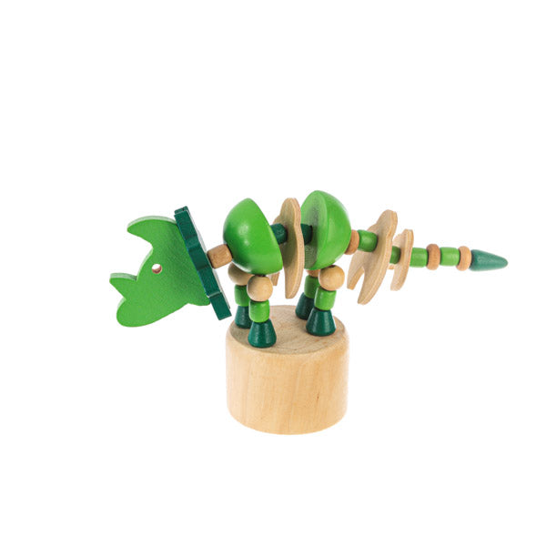 Wooden Dino Push Puppets