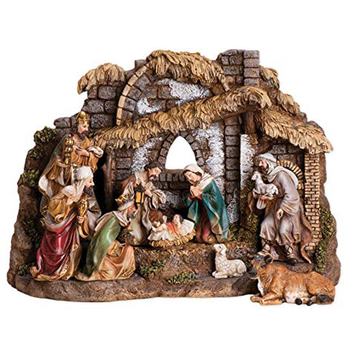 Joseph's Studio Nativity with Stable, 10 pc