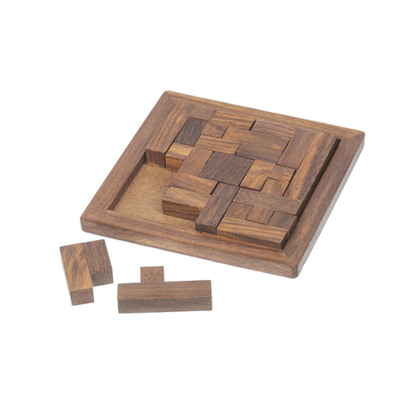 Interlocking Wood Puzzle, 14 Pcs.