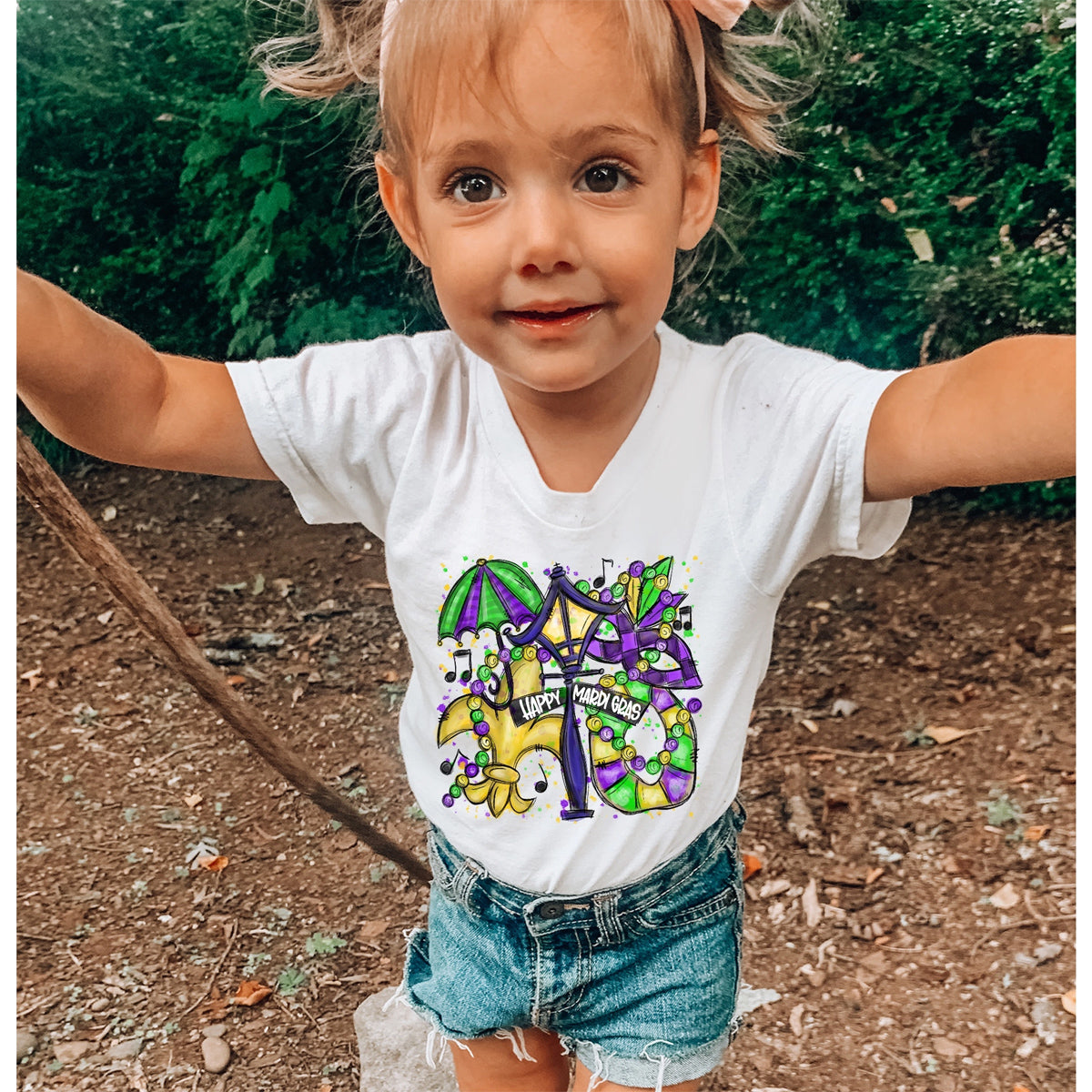 Mardi Gras Collage Toddler T Shirt