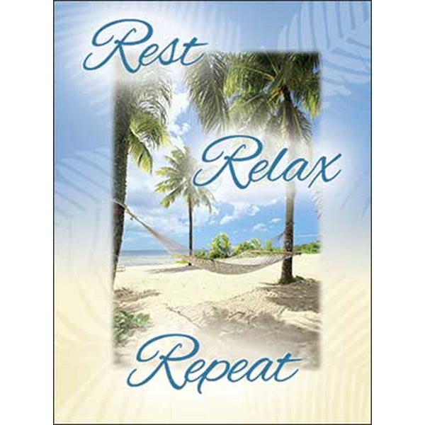 Retirement Card: Rest Relax Repeat